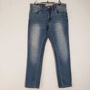 Tailor Vintage Canaan Jeans Mens 32x30 Actual 32x28 Blue Slim Fit Stretch Denim